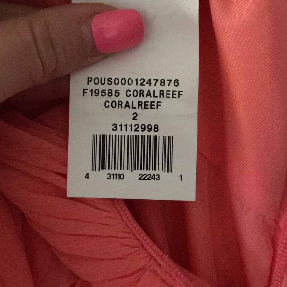 David’s bridal coral reef bridesmaid dress - Picture 3 of 3